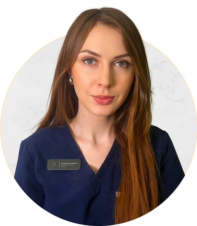 Headshot of Viktoriia Chukova, Trainee Dental Nurse
